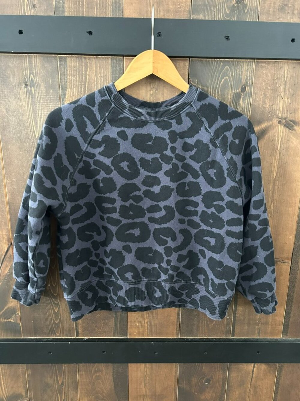 Zara Girls Animal Leopard Print Sweatshirt Size 13-14